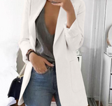 Trendy Damen Blazermantel - Elise – Weiß