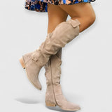 Riza | Elegante Damenstiefel – Beige