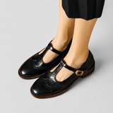 Livian - Retro-Absatzsandalen – Schwarz