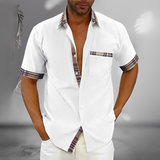 Henrick - Ein elegantes und bequemes Herren-Sommerhemd – Weiß