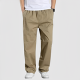 Frederick - Gerade geschnittene Cargo-Hose für Herren – Khaki