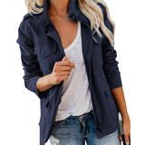 Thilde - Damenjacken - für einen entspannten Alltagslook – Marineblau