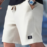 Zaniel - Bequeme Shorts mit Kordelzug – Weiß