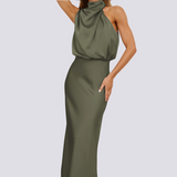 Chrissy - Elegantes Cocktailkleid für Damen – Grün