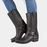 Stiefel Damen Western Style | Cowboy Schlank – Schwarz