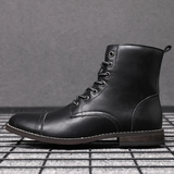 Shabtai - Eleganter Lederstiefel – Schwarz