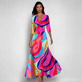Emilia - Trendiges Enges Kleid – Rosa