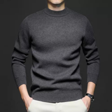 Ryan - Feinmaschiges Poloshirt für Männer – Dunkelgrau