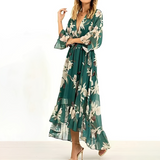 Leasan - Schickes Sommerkleid für Damen – Grün