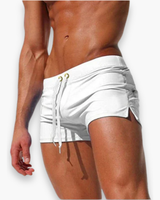 Herren Stylische Badehose | Schnell Trocknend – Weiß