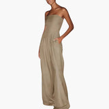 Skylar | Jumpsuit – Khaki