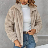 Dyana – gemütliche und stylische fleecejacke für damen – Beige