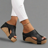 Emma™ – Premium-Sandalen – Schwarz