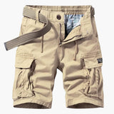 Kordelzug Cargo Shorts für Herren – Khaki
