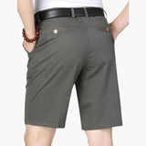 Herren Sommer Shorts mit Reißverschluss und Seitentaschen – Dunkelgrau