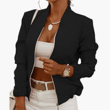 Elegante Übergangsjacke für Damen – Schwarz