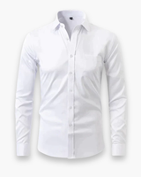 Herren Atmungsaktives Shirt | Lange Ärmel – Weiß