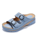 Risel - gepolsterte orthopädische Sandalen – Hellblau