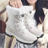 Stylische Schneestiefel für Damen | Warme – Weiß