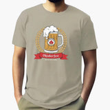 Oktoberfest 2025 Motiv T-Shirt für Herren – Khaki