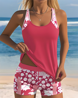 Jasmeen - Elegantes Tankini-Set – Rosa