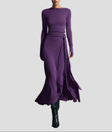 Merla™ - Elegantes Kleid mit Formender Wirkung – Lila