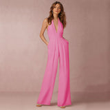 Mette | Everyday-Jumpsuit mit Weitem Bein – Rosa (letzte Stücke)