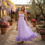 Blaine - Stilvolles Kleid mit sanftem Farbverlauf – Lila