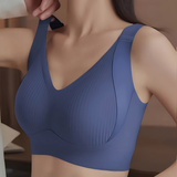 Gwynedd - Bequemer Push-up-BH – Blau