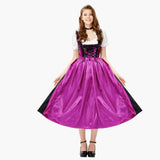 Besticktes Dirndl kleid für Damen - Oktoberfest 2025 – Lila