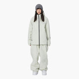 Zweiteiliges Skianzug Set für Unisex – Weiß