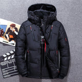 Herren Winterjacke | Steppjacke Mit Kapuze Und Taschen – Schwarz