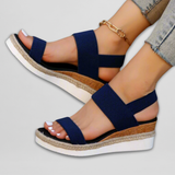 Yara | Komfort-Sandalen – Blau