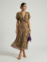 Virel | Entspanntes Floral-Midi-Kleid – Floral