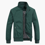 Slim Fit Bomberjacke für Herren – Grün
