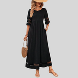 Silvie | Stilvolle und Elegante Kleid – Schwarz