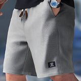 Zaniel - Bequeme Shorts mit Kordelzug – Grau