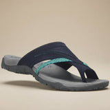 Eva - Bequeme Hausschuhe – Blau