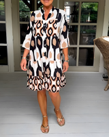 Faiza - Chic und legeres Minikleid – Weiß