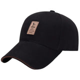 DriftCap – Verstellbare Golf Kappe – Schwarz Mit Schwarzem Rand