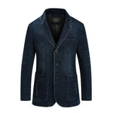 Peter – stylischer jeansblazer – Dunkelblau