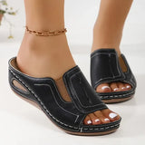 Quinn | Fußgewölbestütze Leicht Sandalen – Schwarz