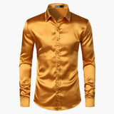 Leichtes Hemd für Herren – Gold