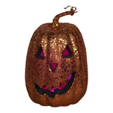 SpookSquash Halloween Kürbis-Deko – Festliche Herbstdekoration für Innen & Außen – Braun