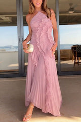 Adeline™ | Elegantes, luftiges Maxikleid – Rosa