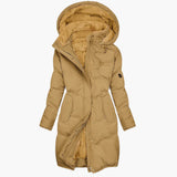 Gefütterte Jacke für Damen – Gelb