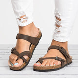 Podilife - Orthopädische Sandalen im Rom-Stil – Braun