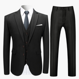 Hochzeitsanzug Einreiher - Stilvoller Herren Look für Gäste – Schwarz