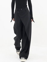Yuli | Moderne Baggy-Hose – Schwarz