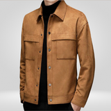 Herren Utilityjacke | Markante Optik mit funktionaler Struktur – Braun
